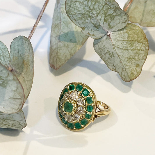 Emerald Cocktail Ring