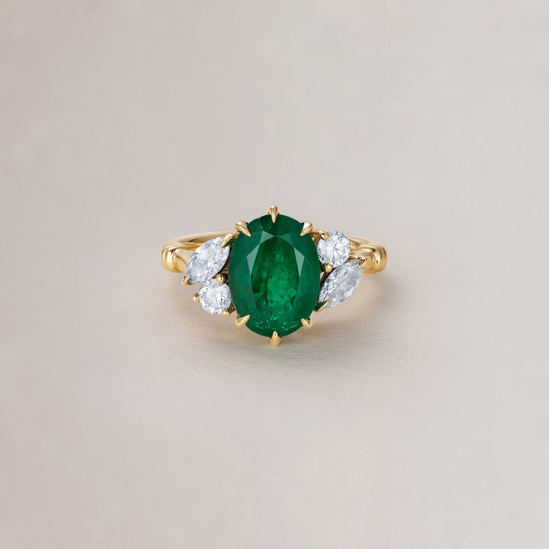 Emerald Engagement Ring