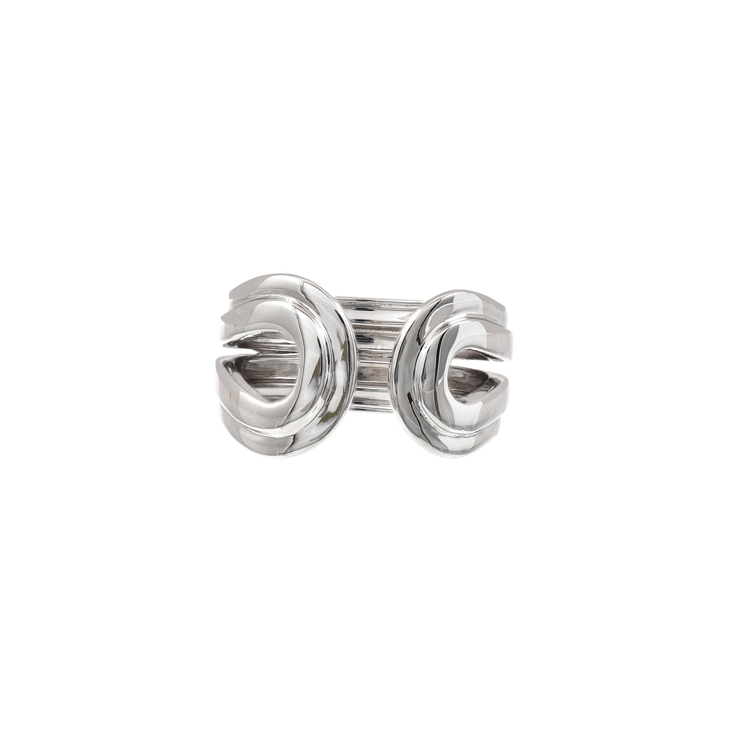 Parallel Silver Ring