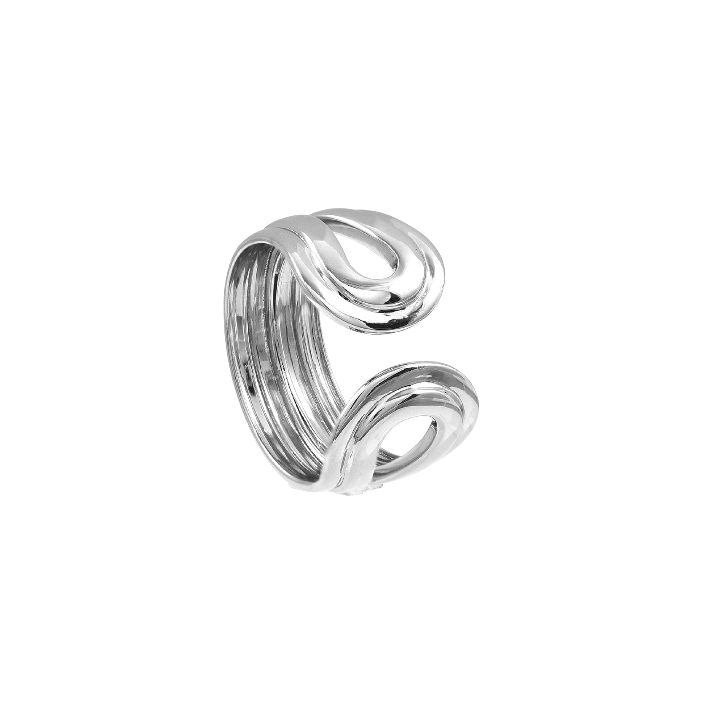 Parallel Silver Ring