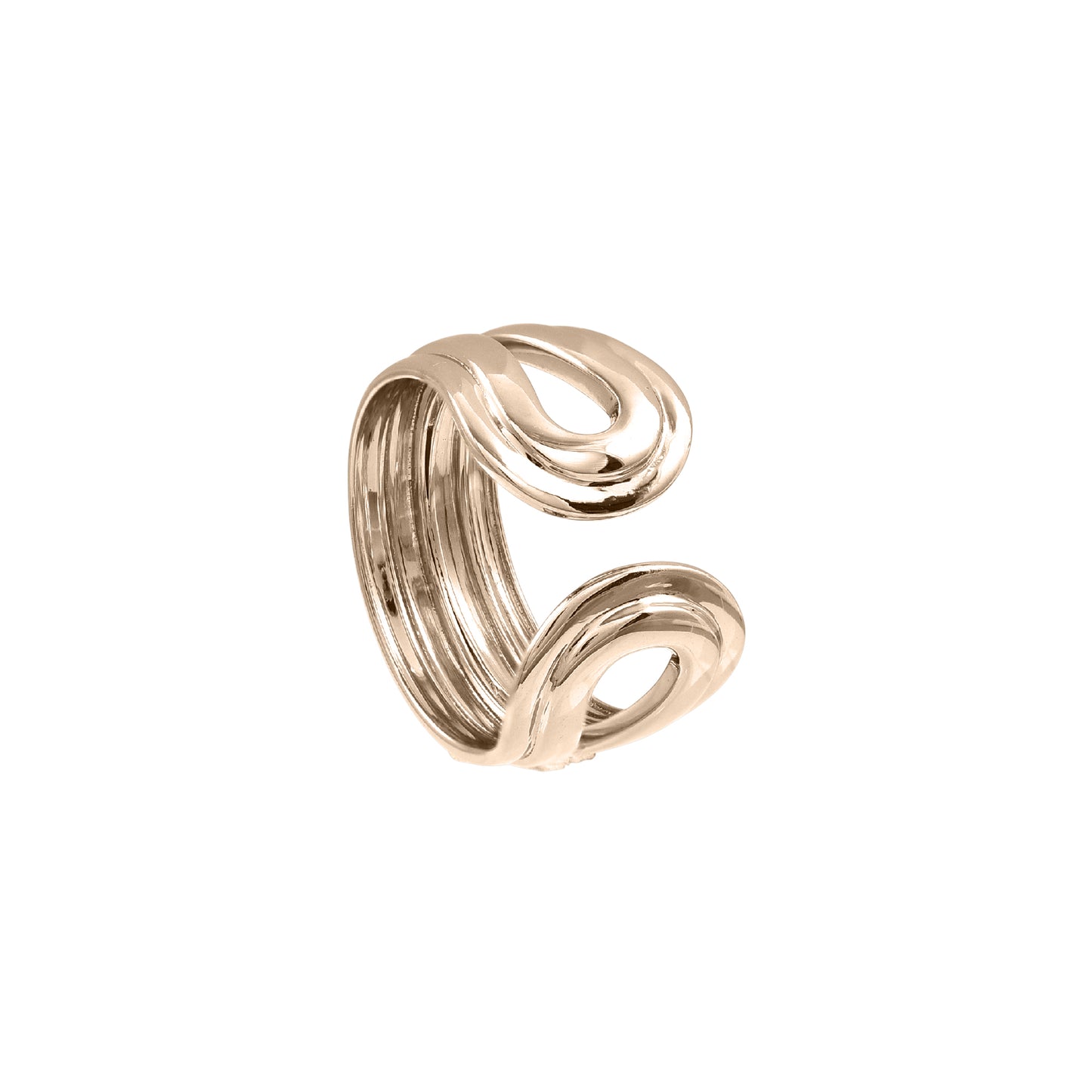 Parallel Gold Ring