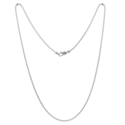 silver jewellery, silver box chain, silver chain