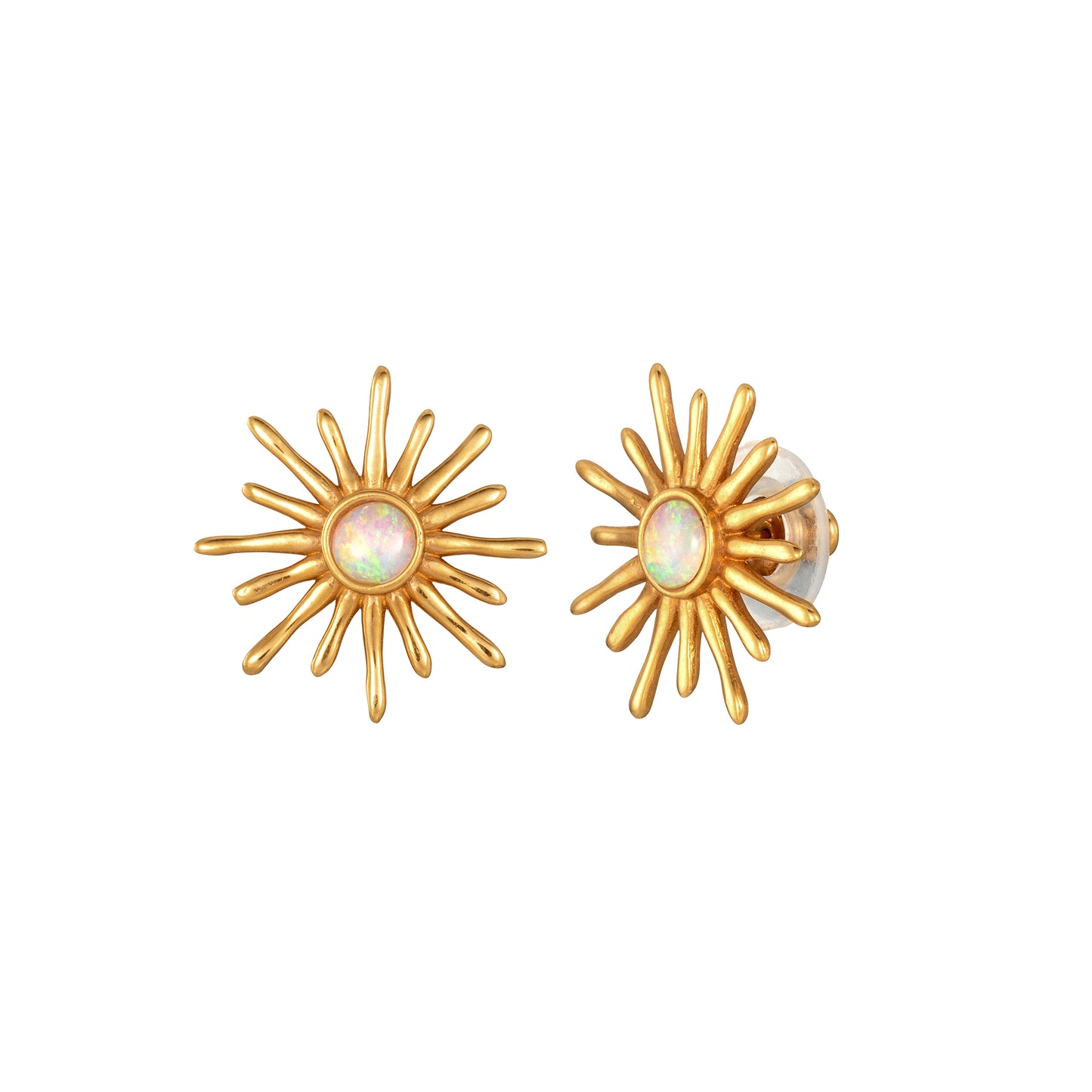 Arka Opal Stud Earrings