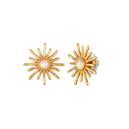 Arka Opal Stud Earrings